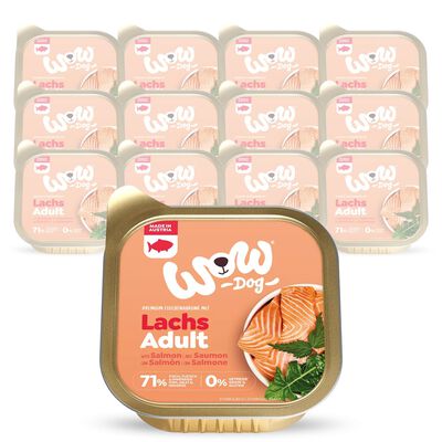 Wow Dog Adult Salmone con Dente di Leone e Ortica 150 gr