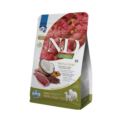 N&D Farmina Quinoa Skin & Coat Dog Adult Medium & Maxi con Anatra 2,5 kg