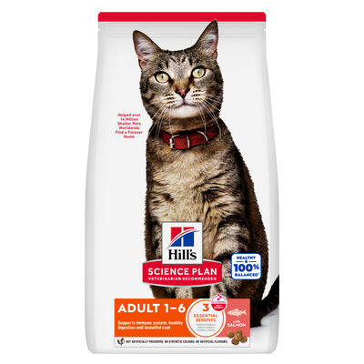 Hill's Science Plan Cat Adult 1-6 con Salmone 10 kg