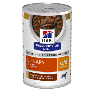 Hill's Prescription Diet Dog c/d Multicare Urinary Care spezzatino con pollo e verdure 354 gr