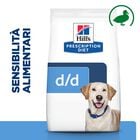 Hill's Prescription Diet Dog d/d Food Sensitives con Anatra e Riso 12 kg - Scad.01 Settembre 26