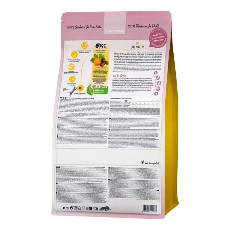 Happy Cat Young Junior con Pollame 300 gr