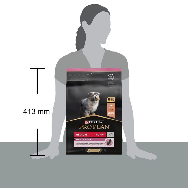 Purina Pro Plan Dog Puppy Medium Sensitive Skin Salmone 3 kg