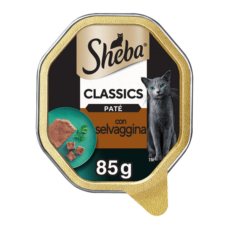 Sheba Cat Pat&egrave; Classics Selvaggina 85 gr