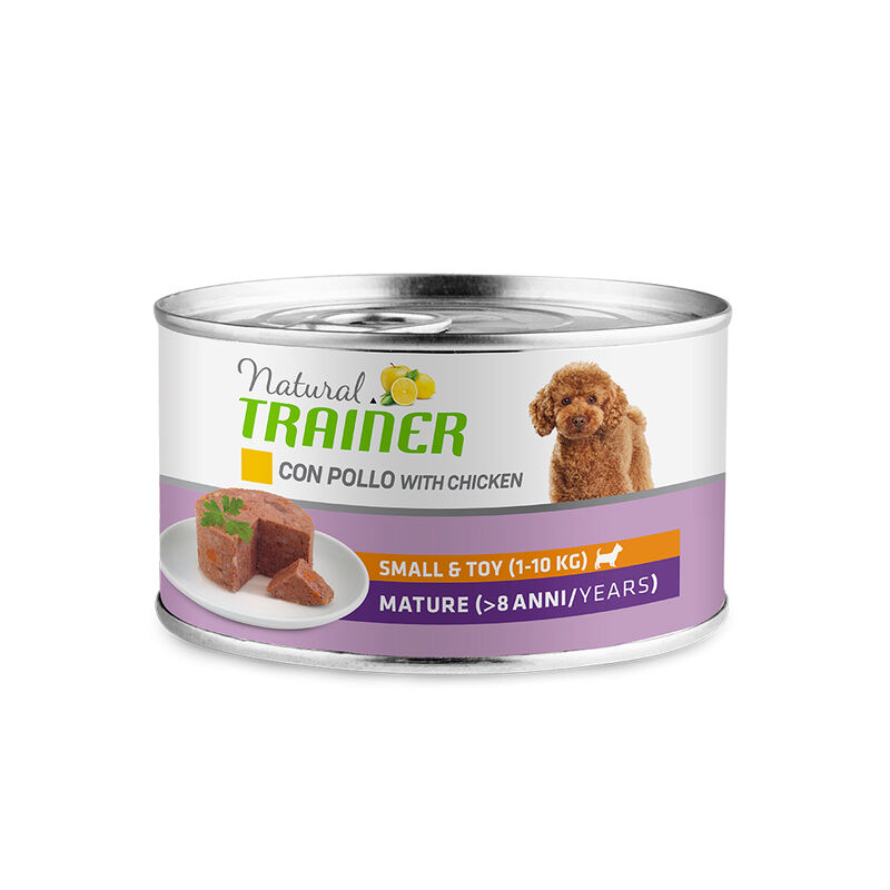 Natural Trainer Dog Small&Toy Senior con Pollo 150gr