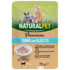 Naturalpet Premium Cat Adult Tonno con Alicette 70g