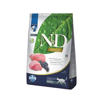 N&D Farmina Prime Cat Adult Agnello & Mirtillo 5 kg