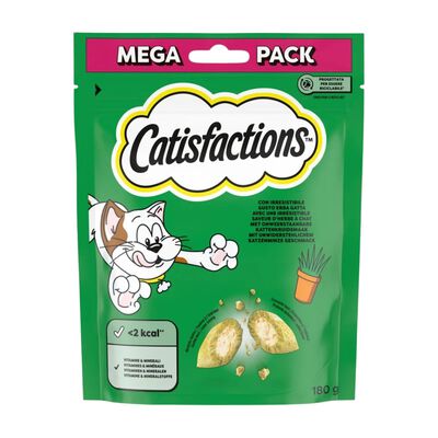 Catisfactions Snack per Gatto con Erba Gatta 180 gr