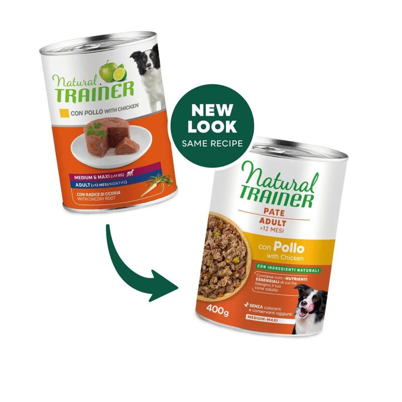 Natural Trainer Dog Medium/Maxi al Pollo 400 gr