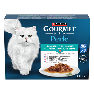 Gourmet Perle Cat Adult Piaceri del Mare 8 x 85 gr