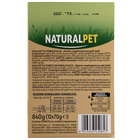Naturalpet Premium Straccetti di Tonno con Papaya in Salsa e Tonno in Salsa 12x70gr