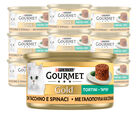 Gourmet Gold Tortini Cat Adult con Tacchino e Spinaci 85 gr