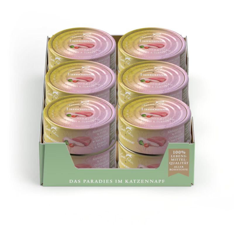 Terra Felis Famousse Cat Adult Coniglio e Tacchino 80 gr