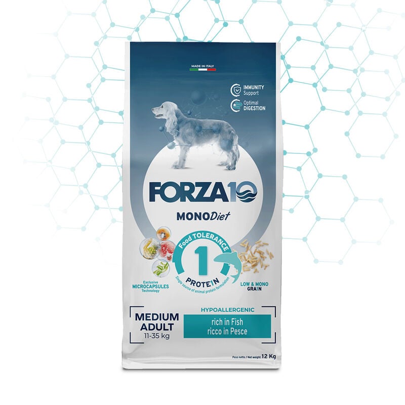Forza10 MonoDiet Dog Medium al Pesce 12 kg