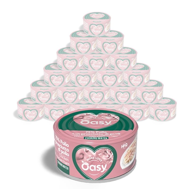Oasy More Love Cat Adult Pollo con Prosciutto di Pollo 70 gr