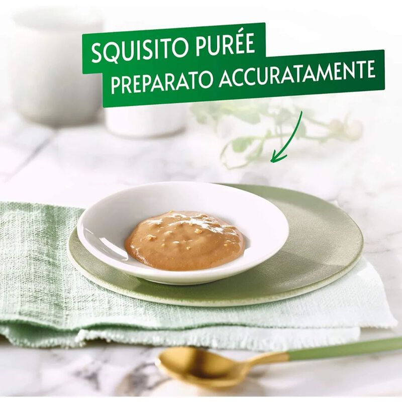 Gourmet Nature's Creations Snack per gatti Exquisite Puree Manzo e Pomodoro 5 x 10 gr