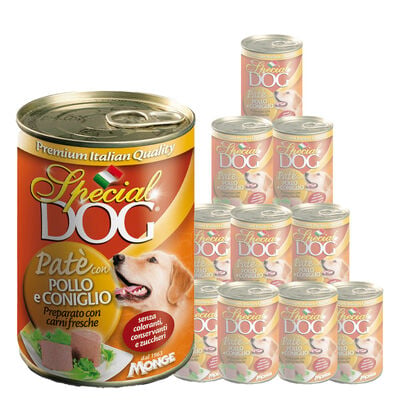 Special Dog Pat&eacute; con Pollo e Coniglio 400 gr