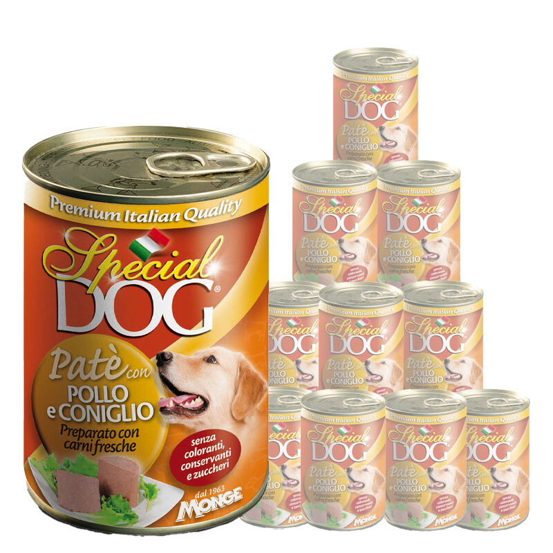 Special Dog Pat&eacute; con Pollo e Coniglio 400 gr