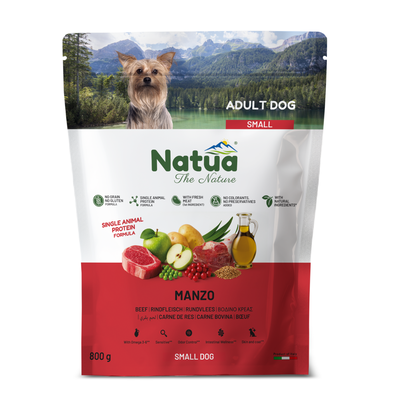 Natua Dog Adult Small  Manzo 800gr