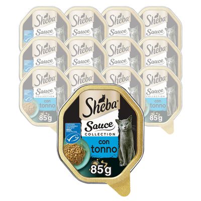 Sheba Cat Sauce Collection con Tonno 85 gr