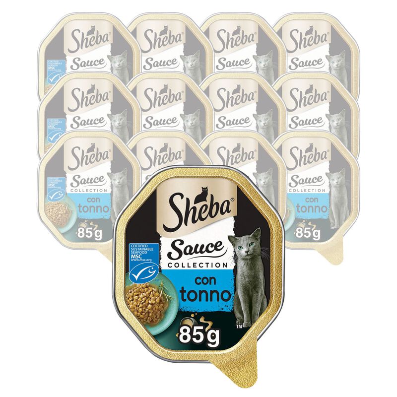 Sheba Cat Sauce Collection con Tonno 85 gr