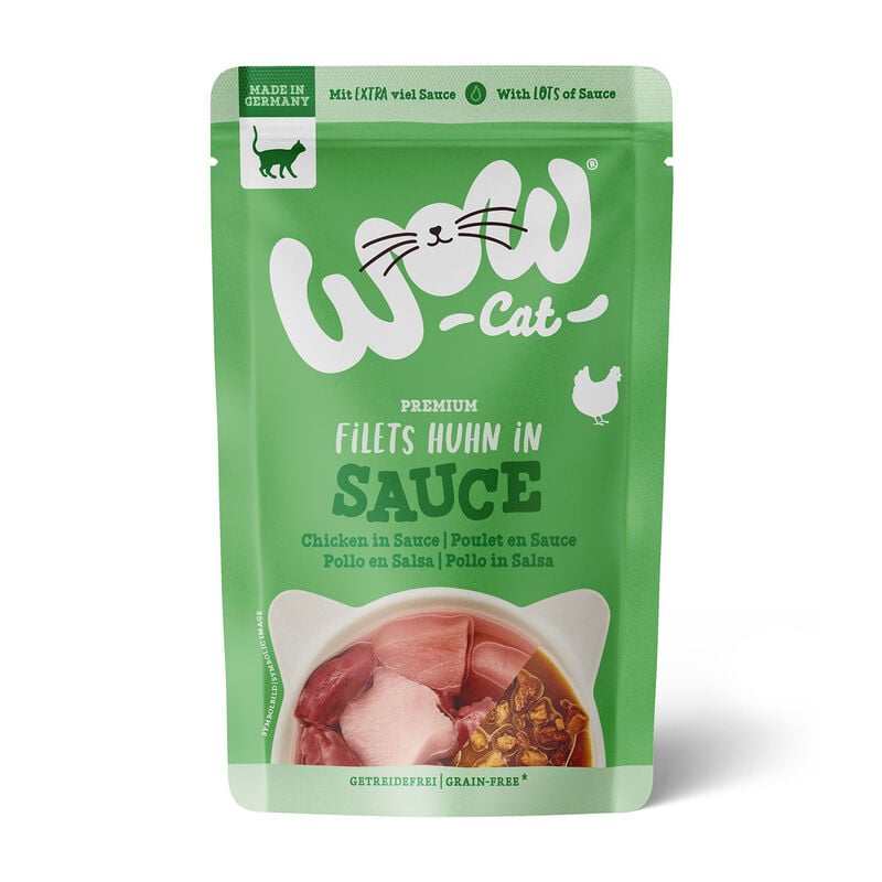 Wow Cat Adult Pollo in Salsa 85 gr