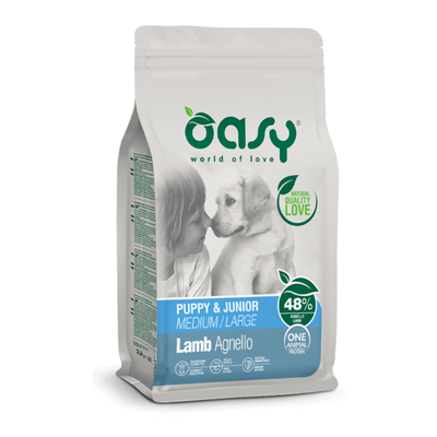 Oasy Monoprotein Formula Puppy Medium&large Agnello 10kg