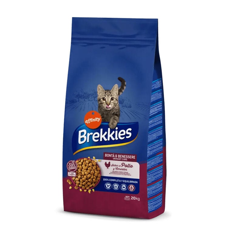 Brekkies Bont&agrave; & Benessere Urinary Care Pollo e Cereali 20 kg
