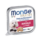 Monge Fresh Dog Adult  Pat&eacute; con Bocconcini con Maiale 100 gr