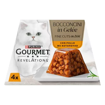 Gourmet Cat Adult Revelations Pollo in gelatina 4x57gr