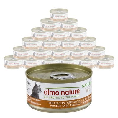 Almo Nature HFC Natural Cat Pollo con Formaggio 70 gr