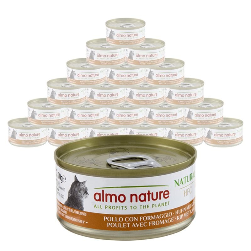 Almo Nature HFC Natural Cat Pollo con Formaggio 70 gr