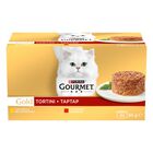Gourmet Gold Cat Multipack con Tortini al Manzo e Pollo 4 pz x 85gr