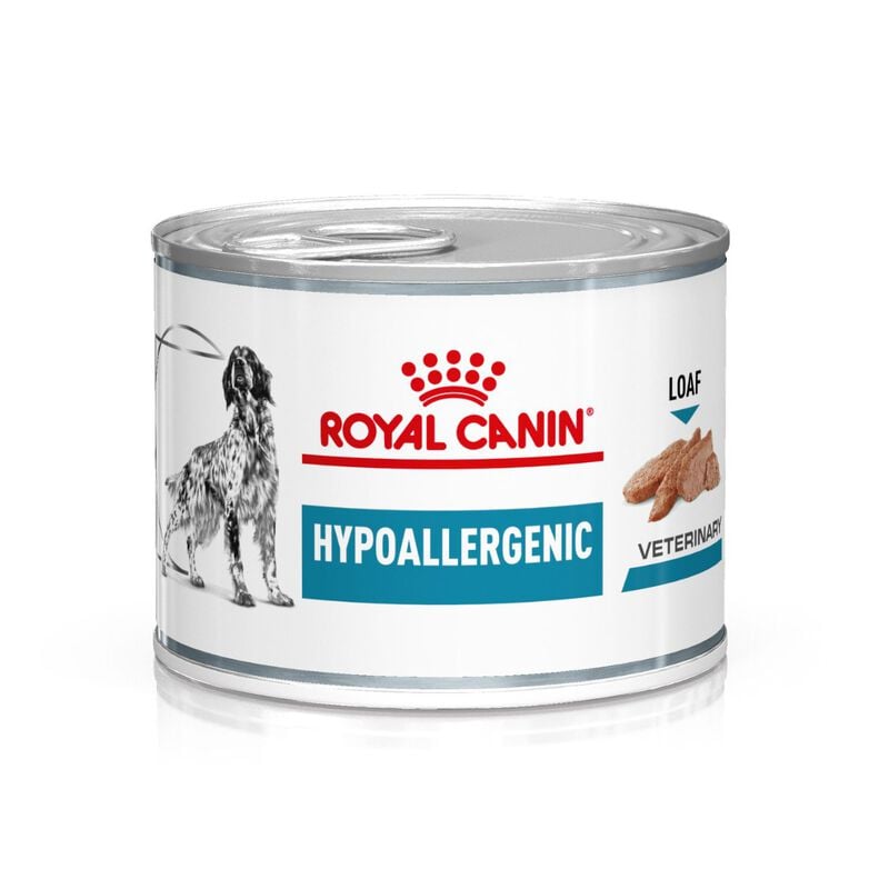 Royal Canin Veterinary Hypoallergenic Dog in Pat&eacute; 200 gr 