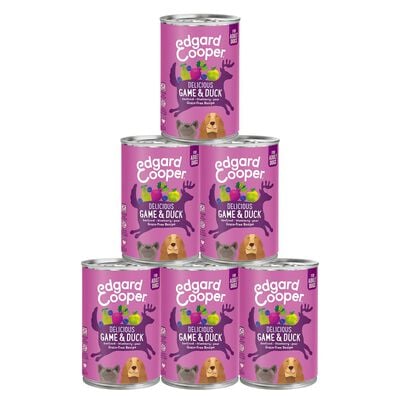 Edgard & Cooper Dog Adult Selvaggina e Anatra 400 gr