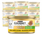Gourmet Gold Cat Adult Pat&egrave; con Pollo, Carote e Zucchine 85 gr