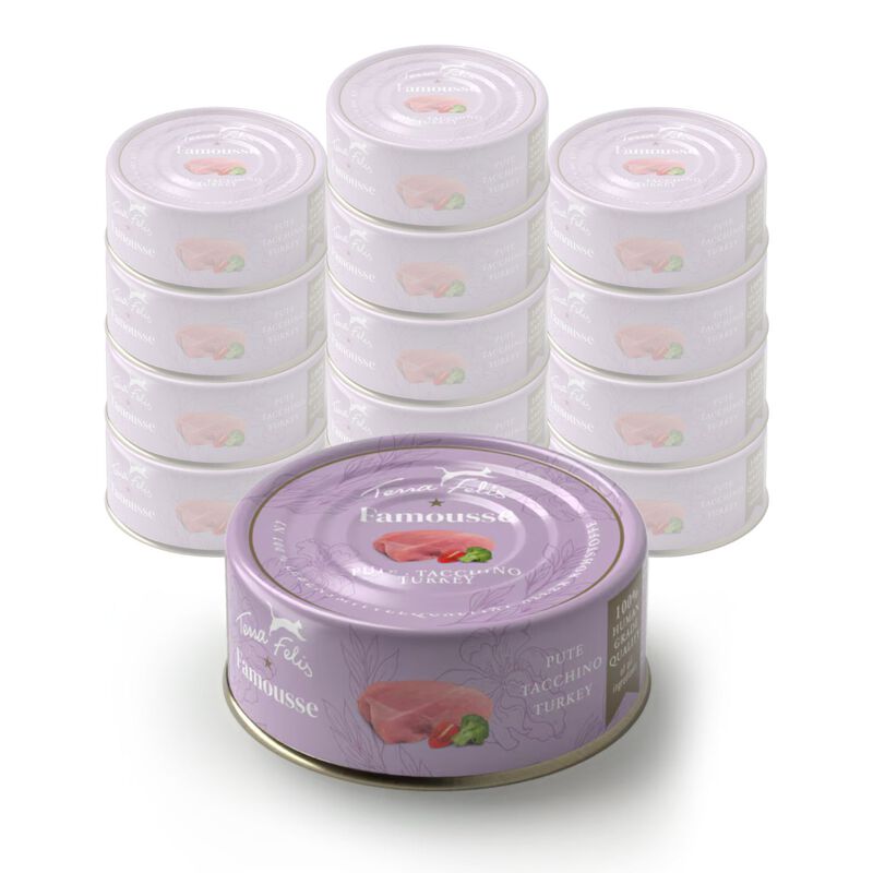 Terra Felis Famousse Cat Adult Tacchino 80 gr