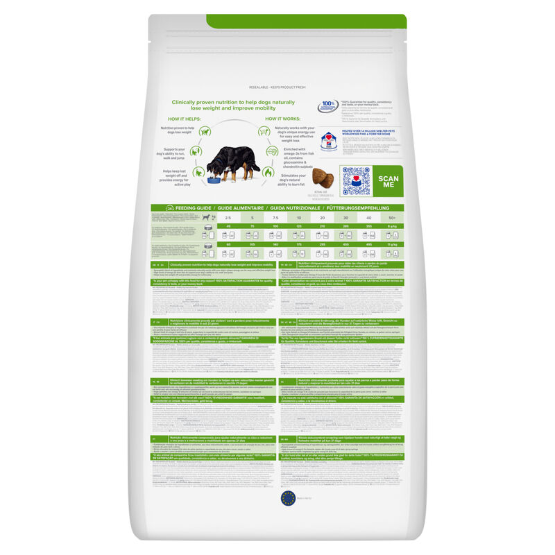 Hill's Prescription Diet Dog Metabolic + Mobility con Pollo 12 kg