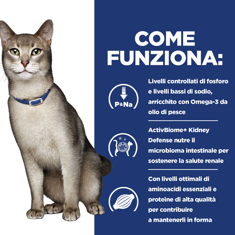 Hill's Prescription Diet Cat k/d Renal spezzatino con tonno e verdure 82gr