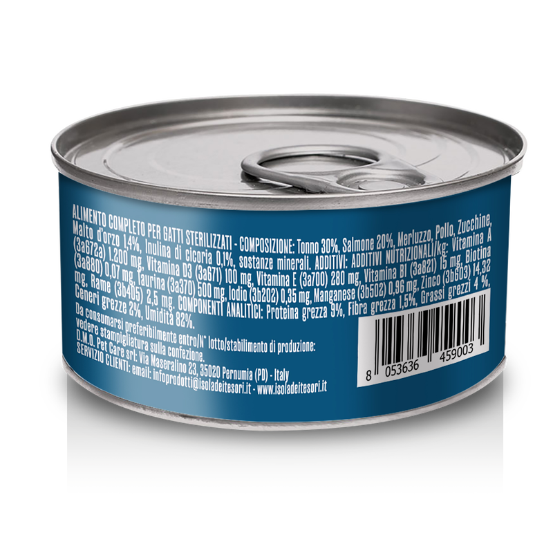 Forcepet Cat Adult Steril Anti Hairball soft pat&egrave; con tonno 85gr