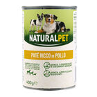 Naturalpet Dog Adult Pat&egrave; ricco in Pollo 400 gr