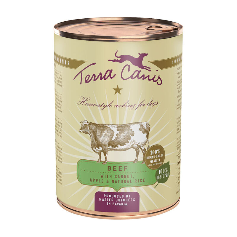 Terra Canis Dog Classic Manzo con Carota, Mela e Riso integrale 400 gr