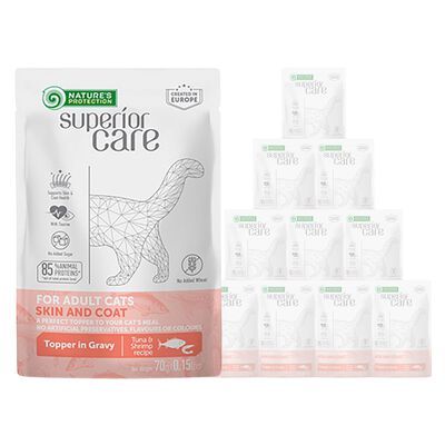 Nature's Protection Cat Superior Care Cat Skin Tonno e Gamberetti 70 gr