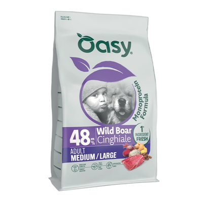 Oasy Monoprotein Formula Dog Adult Medium&Large Cinghiale 10kg