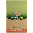 Naturalpet Premium Straccetti di Tonno con Papaya in Salsa e Tonno in Salsa 12x70gr
