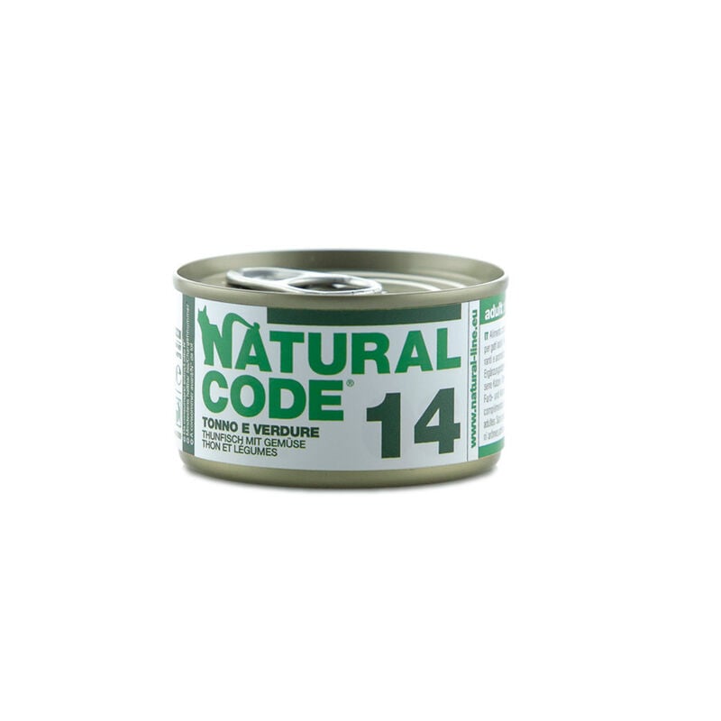 Natural Code Cat Tonno e Verdure lattina 85g n.14