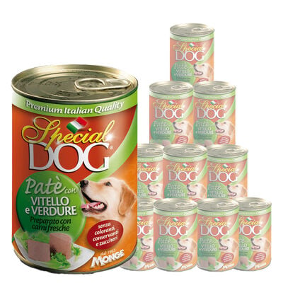 Special Dog Pat&eacute; Con Vitello e Verdure 400 gr