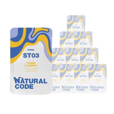 Natural Code Cat ST03 Tonno e Quinoa 70 gr