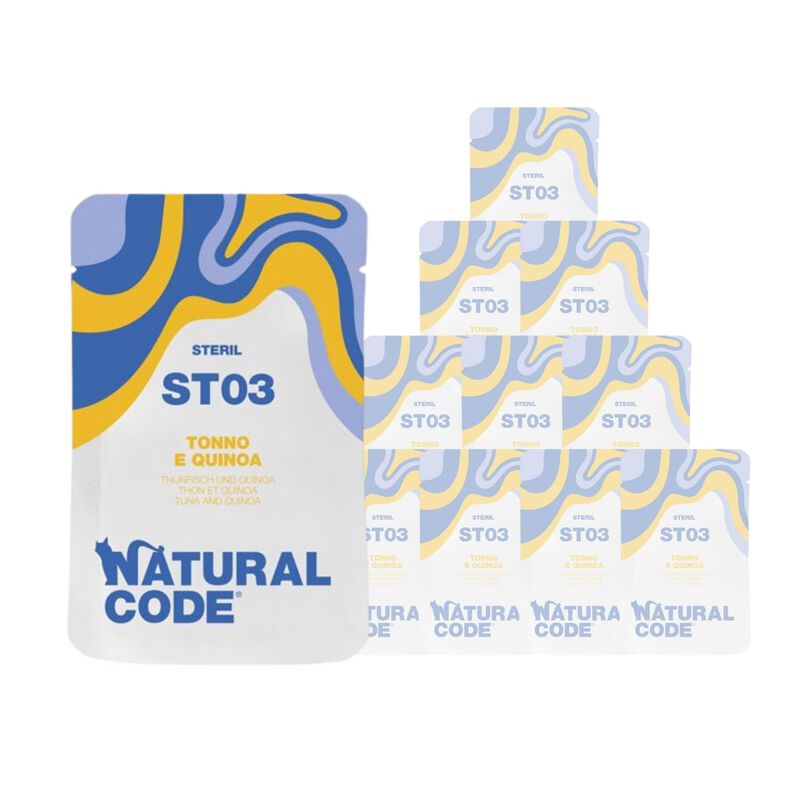 Natural Code Cat ST03 Tonno e Quinoa 70 gr