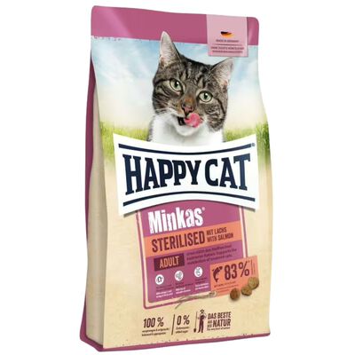 Happy Cat Minkas Sterilised Salmone 10 kg